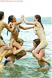 6 naked teens at the beach